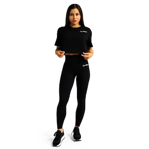 Damen T-Shirt GymBeam  Limitless Cropped T-shirt Black XS
