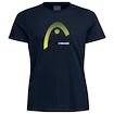 Damen T-Shirt Head  Club Lara T-Shirt Women Dark Blue/Yellow S