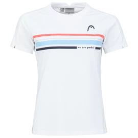 Damen T-Shirt Head Padel Tech T-Shirt Women White