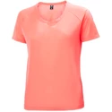 Damen T-Shirt Helly Hansen  W Verglas Pace Hot Coral