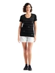 Damen T-Shirt Icebreaker  Tech Lite II SS Scoop Tee Hill Sprint Black