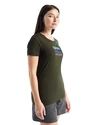 Damen T-Shirt Icebreaker  Tech Lite II SS Tee Trailhead Loden