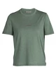 Damen T-Shirt Icebreaker  W Central SS Tee SAGE