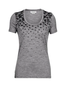 Damen T-Shirt Icebreaker  W Tech Lite II SS Scoop T Gritstone