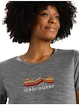 Damen T-Shirt Icebreaker  W Tech Lite II SS Tee Mou Gritstone