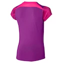 Damen T-Shirt Mizuno  Charge Printed Tee  Purple Magic