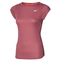 Damen T-Shirt Mizuno  DryAeroFlow Tee Renaissance Rose