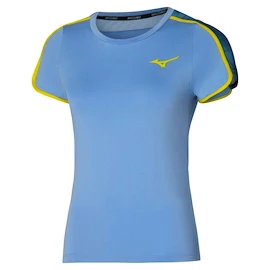 Damen T-Shirt Mizuno Frontier Tee W Bel Air Blue