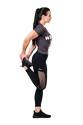 Damen T-Shirt Nebbia Hero 576 marron