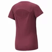 Damen T-Shirt Puma  Run 5K Logo Tee Grape Wine