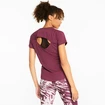 Damen T-Shirt Puma  Run 5K Logo Tee Grape Wine
