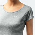 Damen T-Shirt Salewa  Puez Melange Dry S/S Tee Quiet Shade Melange