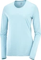 Damen T-Shirt Salomon  Agile LS Tee Crystal Blue S
