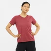 Damen T-Shirt Salomon  Cross Rebel SS Tee Earth Red