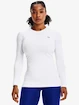 Damen T-Shirt Under Armour  Authentics Crew-WHT L