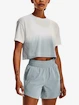 Damen T-Shirt Under Armour  DIP DYE CROP SS-GRY L