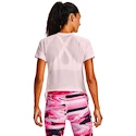 Damen T-Shirt Under Armour HeatGear  Sport Hi-Lo SS Pink