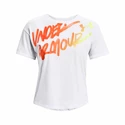 Damen T-Shirt Under Armour  Live Chroma Graphic Tee-WHT