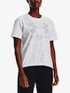 Damen T-Shirt Under Armour  LOGO AOP HEAVYWEIGHT SS-WHT