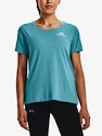 Damen T-Shirt Under Armour  Rush Energy SS-BLU XS