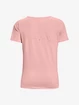 Damen T-Shirt Under Armour  Rush Energy SS-PNK