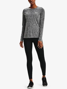 Damen T-Shirt Under Armour  Tech LS Crew Twist-BLK XS