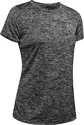 Damen T-Shirt Under Armour  Tech SSC - Twist-BLK