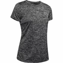Damen T-Shirt Under Armour  Tech SSC - Twist-BLK