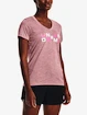 Damen T-Shirt Under Armour  Tech Twist Graphic SSV-PNK XS