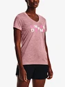 Damen T-Shirt Under Armour  Tech Twist Graphic SSV-PNK XS