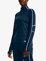 Damen T-Shirt Under Armour  Train CW 1/2 Zip-BLU