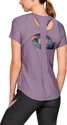 Damen T-Shirt Under Armour  Vanish Ss Purple