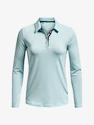 Damen T-Shirt Under Armour  Zinger MicroStripe LSPolo-BLU S