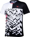 Damen T-Shirt Victor  T-11007 C Black/White