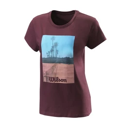 Damen T-Shirt Wilson Scenic Tech Tee Fig