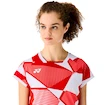 Damen T-Shirt Yonex  Women's Crew Neck Shirt 20850 Tango Red