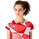 Damen T-Shirt Yonex  Women's Crew Neck Shirt 20850 Tango Red