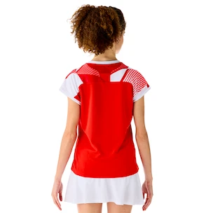 Damen T-Shirt Yonex  Women's Crew Neck Shirt 20850 Tango Red