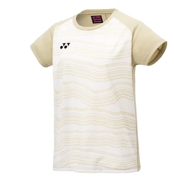 Damen T-Shirt Yonex Women's Crew Neck Shirt YW0050 Ice Beige