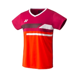 Damen T-Shirt Yonex Womens Crew Neck Shirt YW0029 Reddish Rose