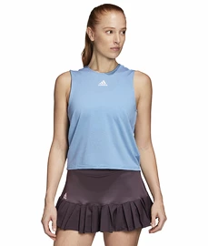 Damen Tank-Top adidas Camo Tank Primeblue Light Blue