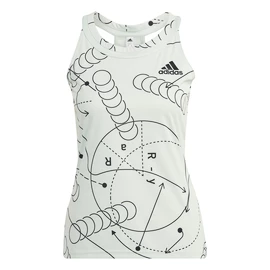 Damen Tank-Top adidas Club Graphic Tank Linen Green