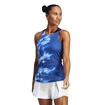 Damen Tank-Top adidas  Melbourne Tennis Y-Tank Top Multicolor/Blue