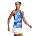 Damen Tank-Top adidas  Melbourne Tennis Y-Tank Top Multicolor/Blue