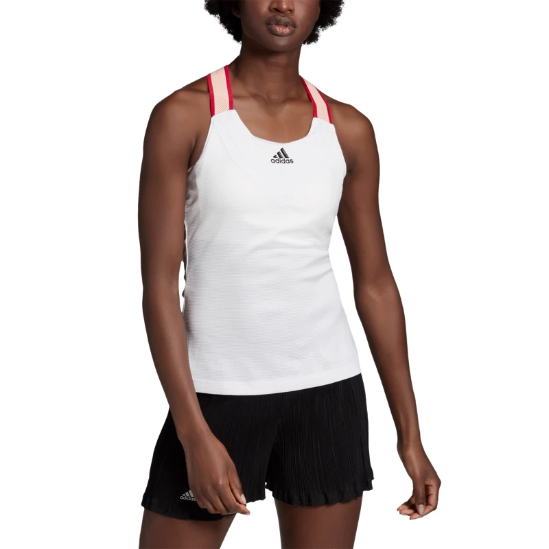 Damen Tank Top adidas Y Tank Heat.RDY White Sportega