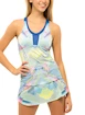 Damen Tank-Top Lucky in Love  Flow Motion Cami w/ Bra Blue Marine S