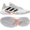 Damen Tennisschuhe adidas  Barricade W Grey/Black/Ambient Blush