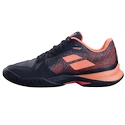 Damen Tennisschuhe Babolat Jet Mach 3 AC Women Black/Living Coral