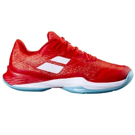 Damen Tennisschuhe Babolat Jet Mach 3 AC Women Fiesta Red