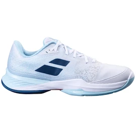 Damen Tennisschuhe Babolat Jet Mach 3 AC Women White/Angel Blue